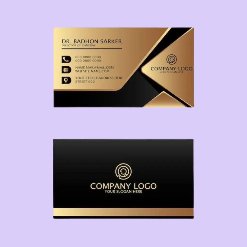 Premium Foil Business Cards (100 cards)