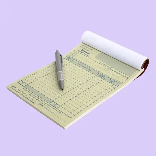 Custom Invoice Book (Duplicate, 50 sets)
